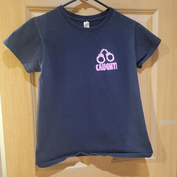 Anvil Vintage Dog the Bounty Hunter T-Shirt With Pink Graphic - Picture 1 of 5